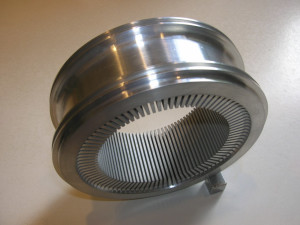 SV-2 MK II Stirling engine generator cooler as machined