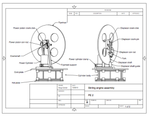 3D Printed Stirling Engine Kit